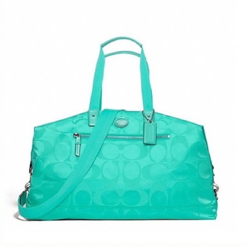 Coach Aqua Duffle